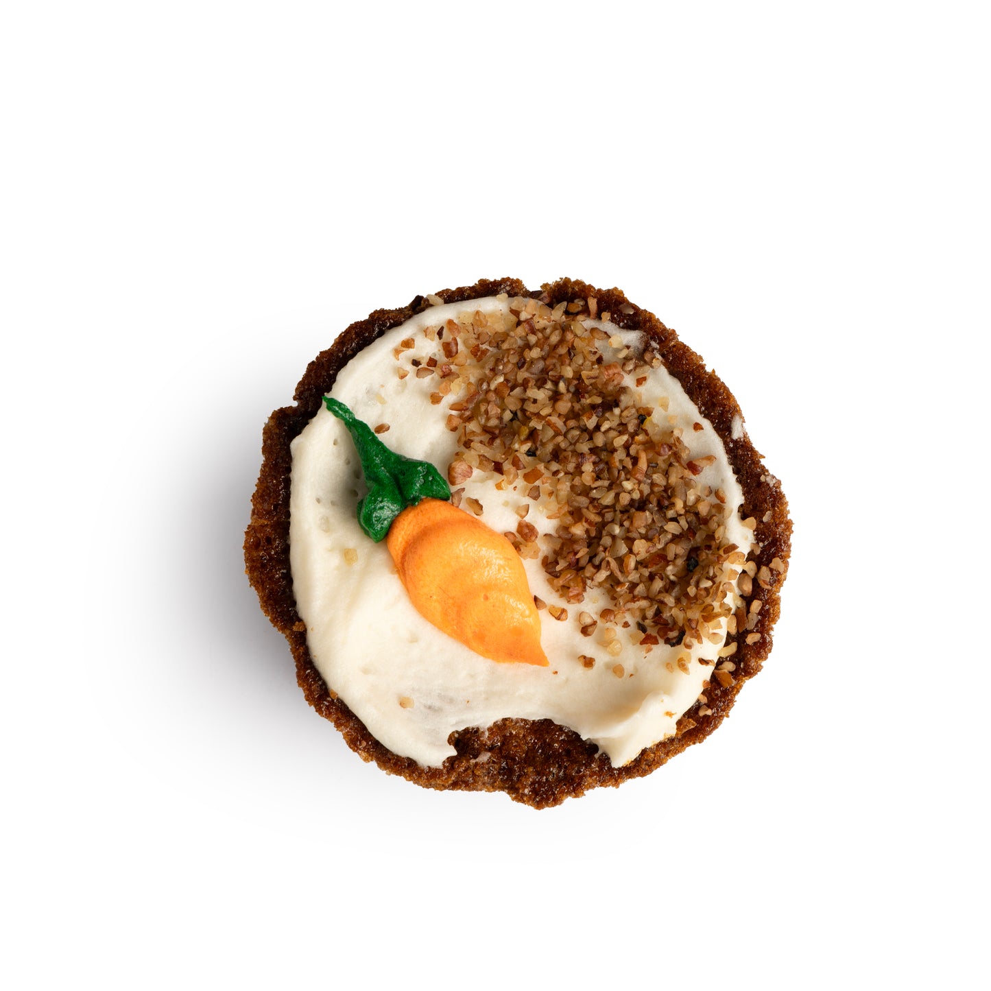 Pastel de zanahoria individual