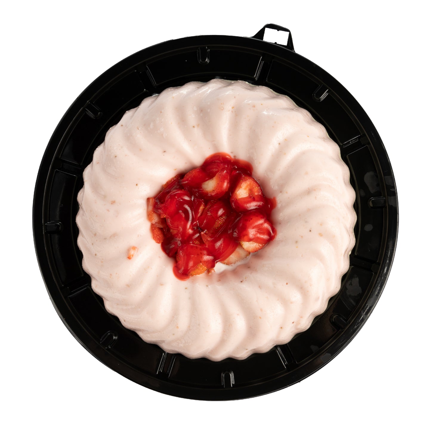 Gelatina combinada de fresa