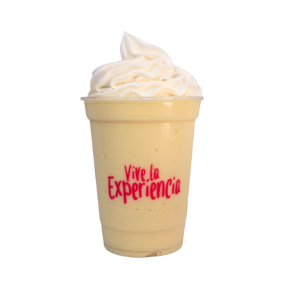 Frappé de yogurt de durazno