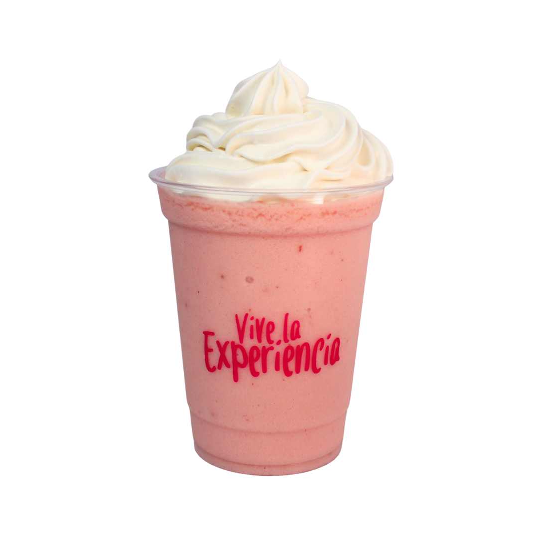 Frappé de yogurt de fresa