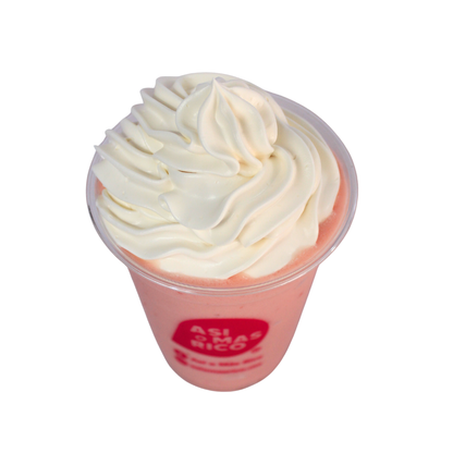 Frappé de yogurt de fresa