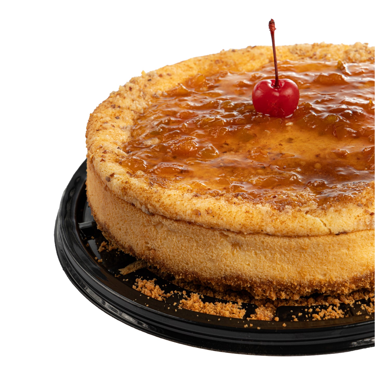 Pay de queso con manzana