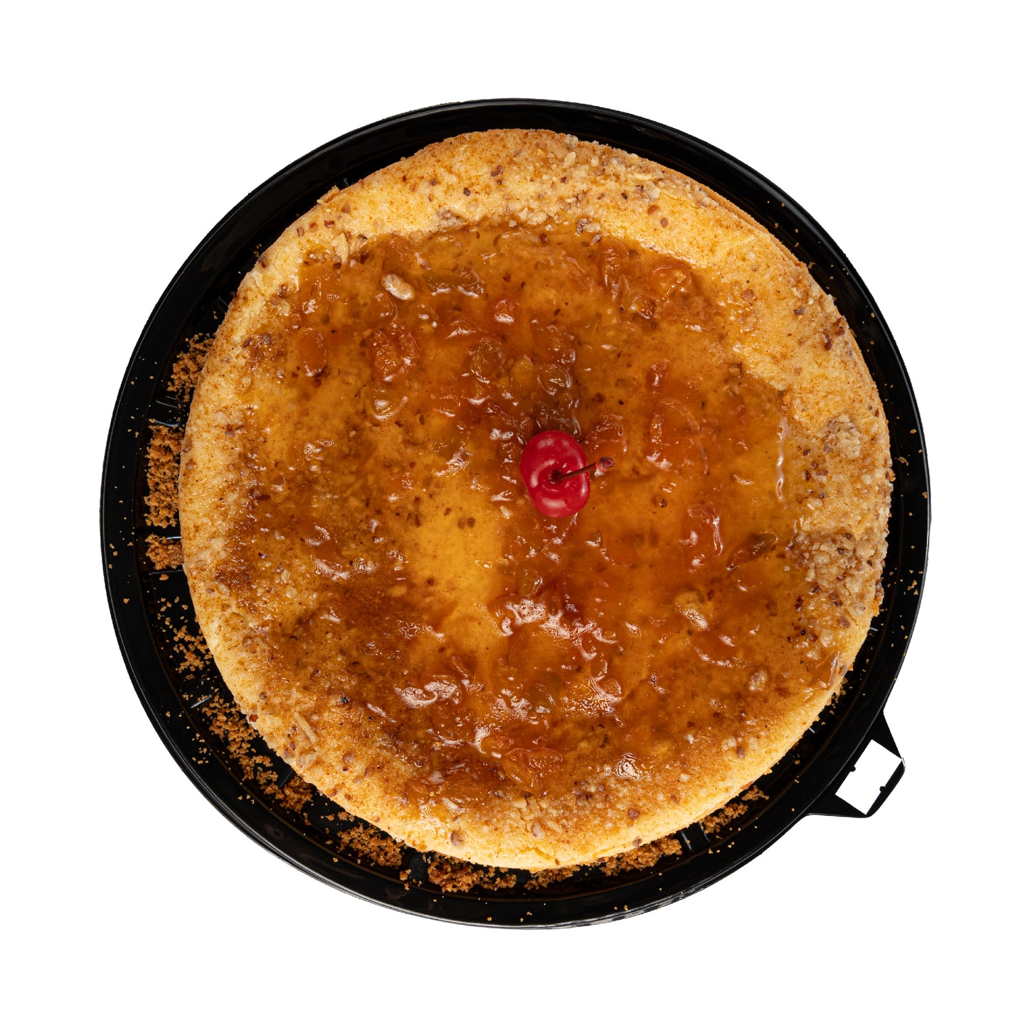Pay de queso con manzana