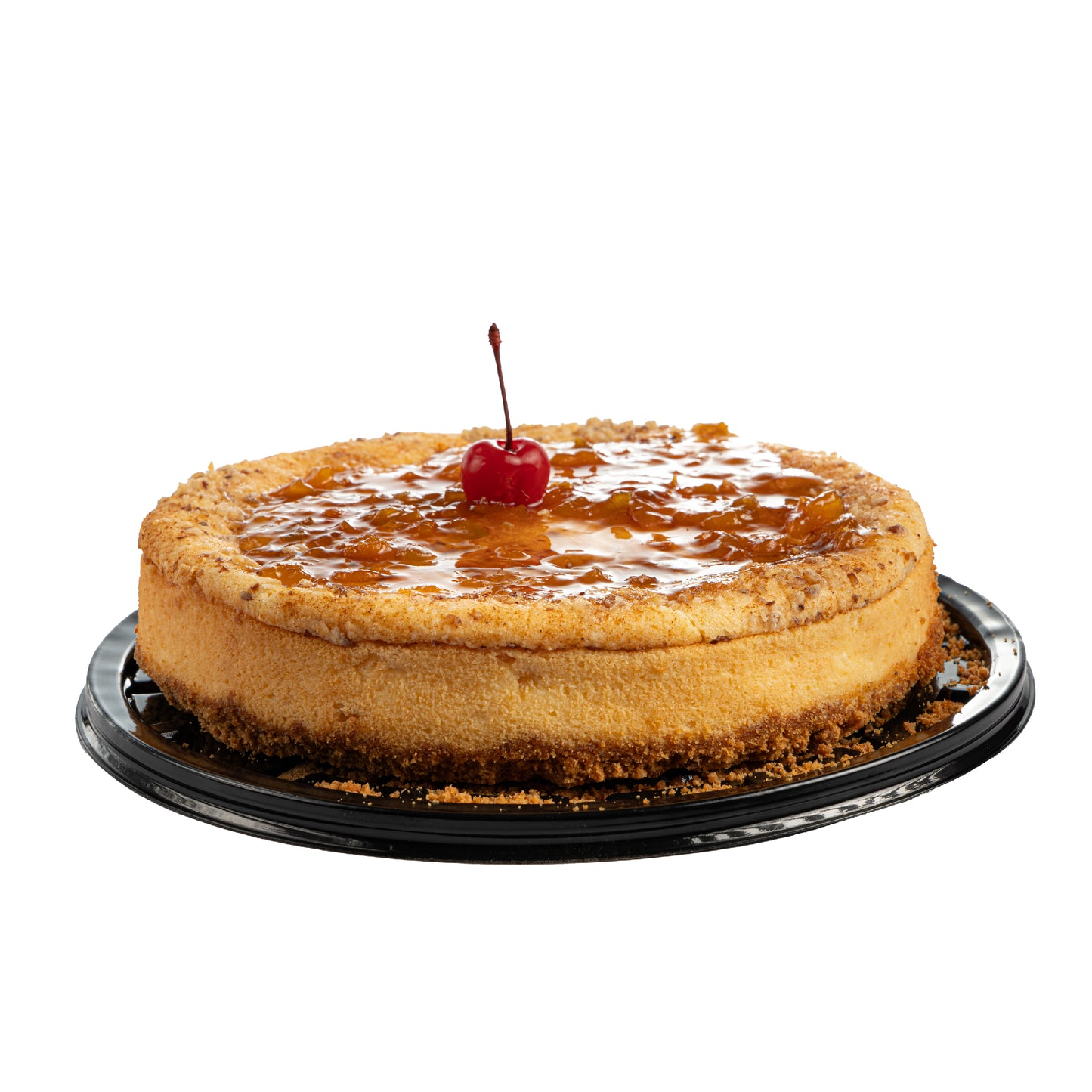 Pay de queso con manzana