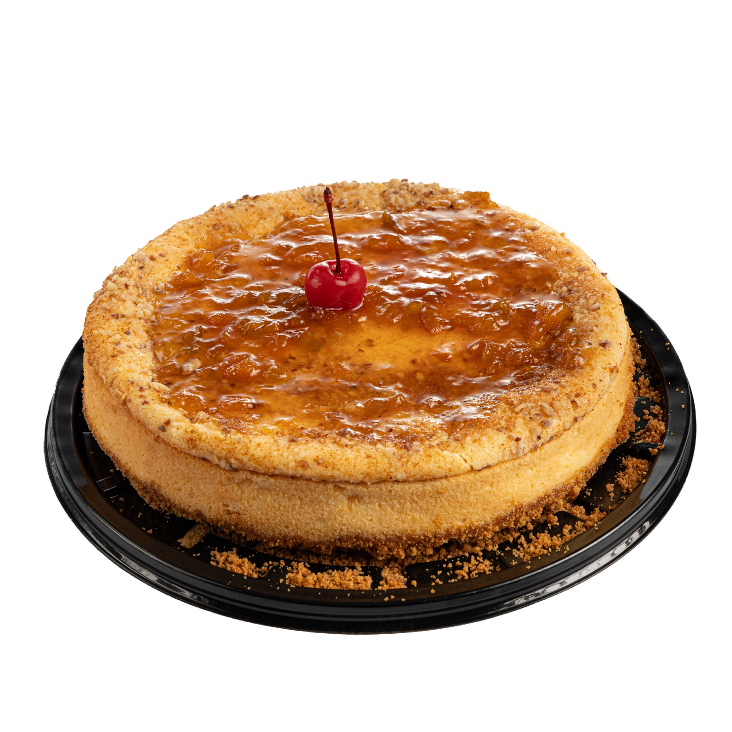 Pay de queso con manzana